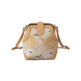Chinese-style Brocade Jacquard Small Handbag - Exquisite Pattern Women's Handheld Purse
