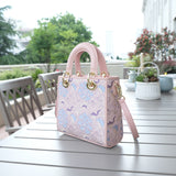 Chinese-style Song Brocade Crossbody Bag - Jacquard Weave Casual Outing Bag for Women