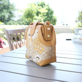 Chinese-style Brocade Jacquard Small Handbag - Exquisite Pattern Women's Handheld Purse