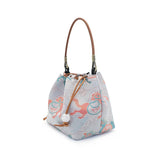 Chinese-style Song Brocade Bucket Bag - Intangible Heritage Craft Retro Crossbody Handbag