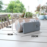 Chinese-style Song Brocade Cylinder Bag - Unique Shape Retro Crossbody Roll Bag