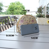 Chinese-style Song Brocade Shell Bag - Retro Floral Pattern Women's Crossbody Clutch