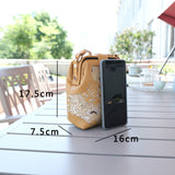 Chinese-style Brocade Jacquard Small Handbag - Exquisite Pattern Women's Handheld Purse