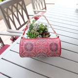 Chinese-style Song Brocade Cylinder Bag - Unique Shape Retro Crossbody Roll Bag