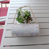 Chinese-style Song Brocade Cylinder Bag - Unique Shape Retro Crossbody Roll Bag