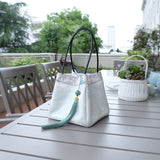 Chinese-style Song Brocade & Xiangyunsha Bucket Crossbody Bag - Retro Practical Travel Handbag