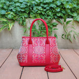 Chinese-style Shu Brocade Handheld & Crossbody Bag - Retro Weave Cultural Event Purse
