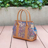 Chinese-style Shu Brocade Handheld & Crossbody Bag - Retro Weave Cultural Event Purse