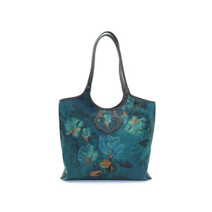 Chinese-style Xiangyunsha Large Tote Bag - Retro Design Mom's One-shoulder Handbag