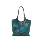 Chinese-style Xiangyunsha Large Tote Bag - Retro Design Mom's One-shoulder Handbag