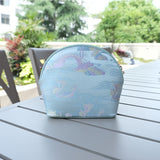 Chinese-style Song Brocade Shell Bag - Retro Floral Pattern Women's Crossbody Clutch