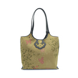Chinese-style Xiangyunsha Large Tote Bag - Retro Design Mom's One-shoulder Handbag